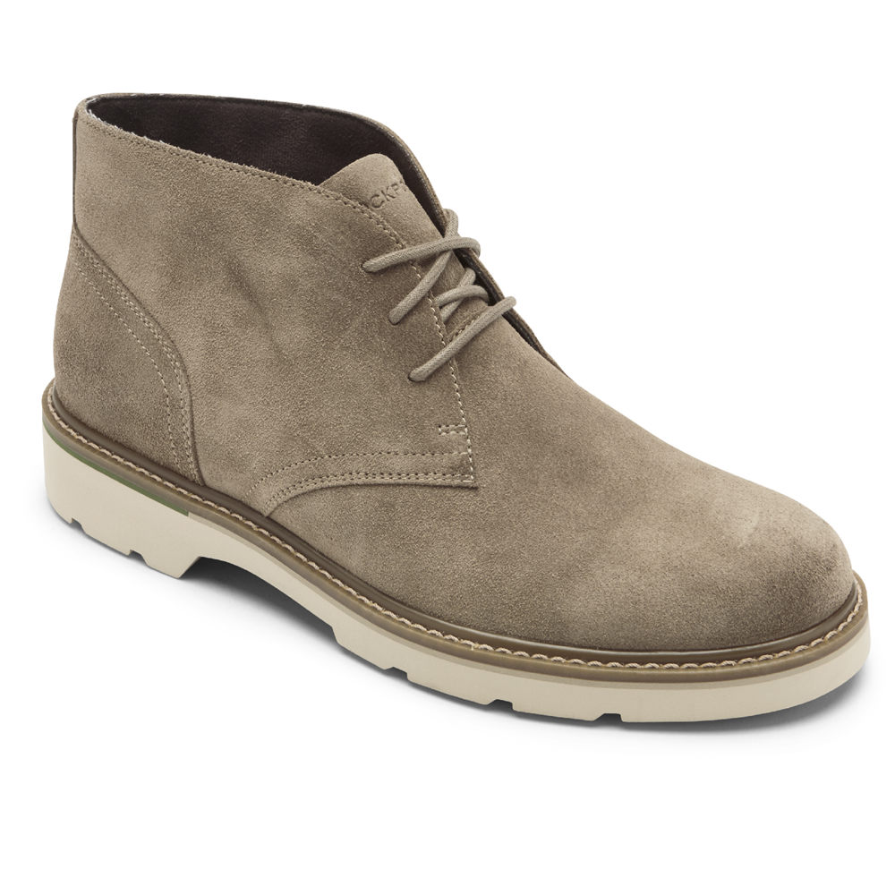 Rockport Kängor Herr Grå - Charlee Waterproof Chukka - QFDYJ8325